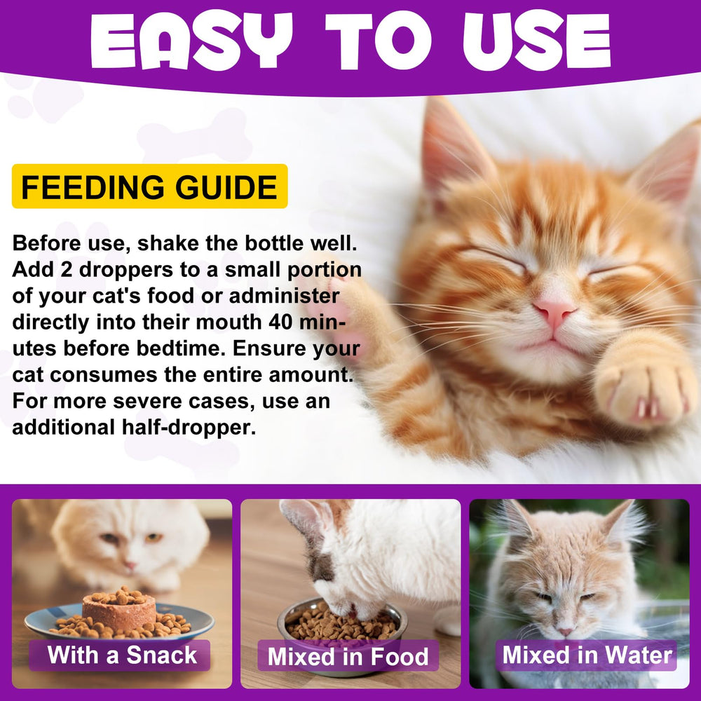 Asusxcli Melatonina para Gatos: ingredientes naturales sin aditivos.