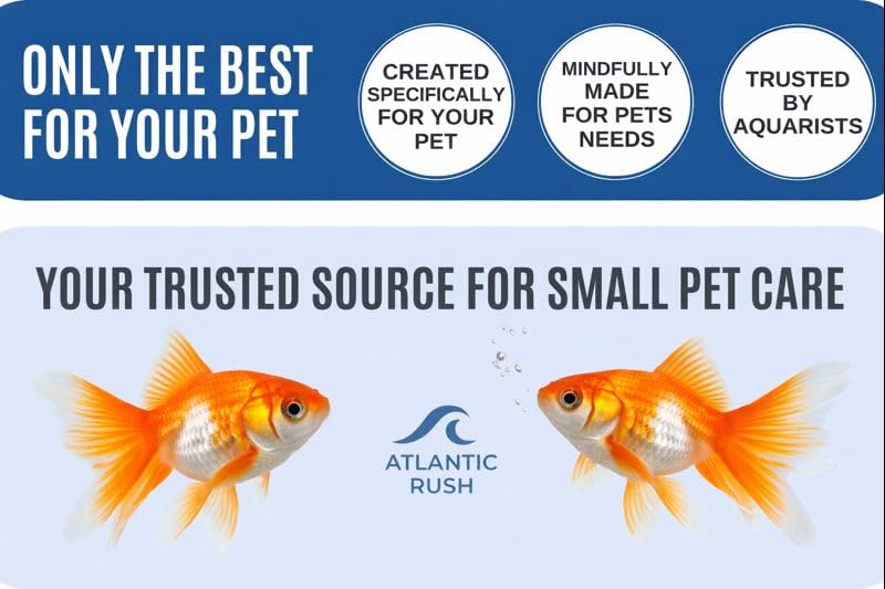 Atlantic Rush colocación sencilla en acuario para inicio rápido de alimentación