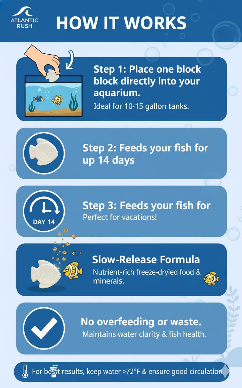 Atlantic Rush diseñado para bettas, goldfish y tropicales, compatible con acuarios