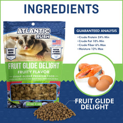 Vitaminas y minerales esenciales para el desarrollo de la ardilla voladora.