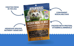 Atlantic Rush mezcla de granos nutritiva para erizos
