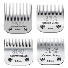 Audoc 4pack: cuchillas cerámicas para perros, corte suave y duradero