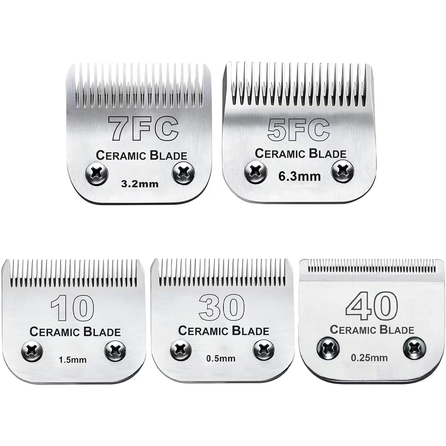 Audoc cuchilla 10 cerámica, corte suave para mascotas.