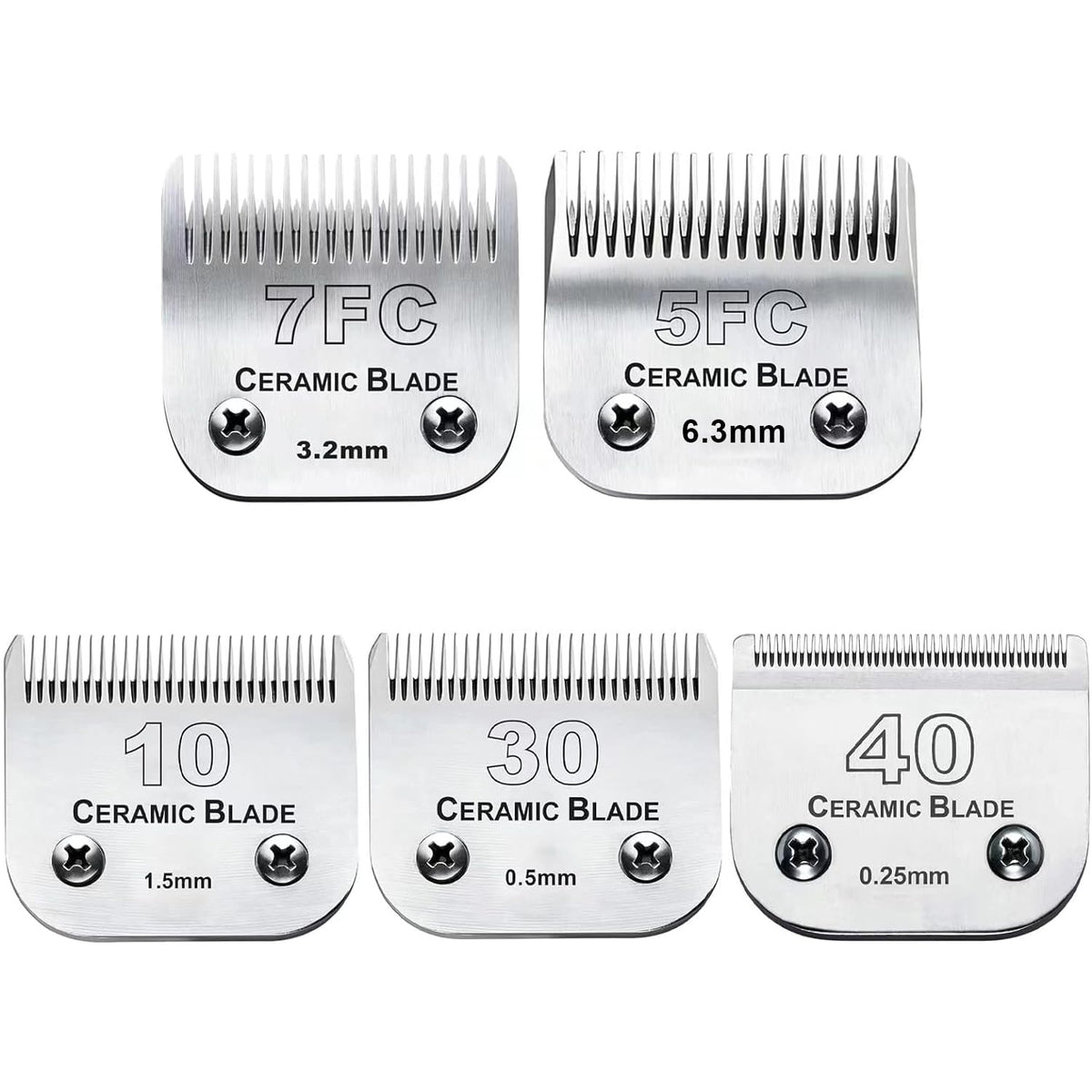 Audoc cuchilla 10 cerámica, corte suave para mascotas.