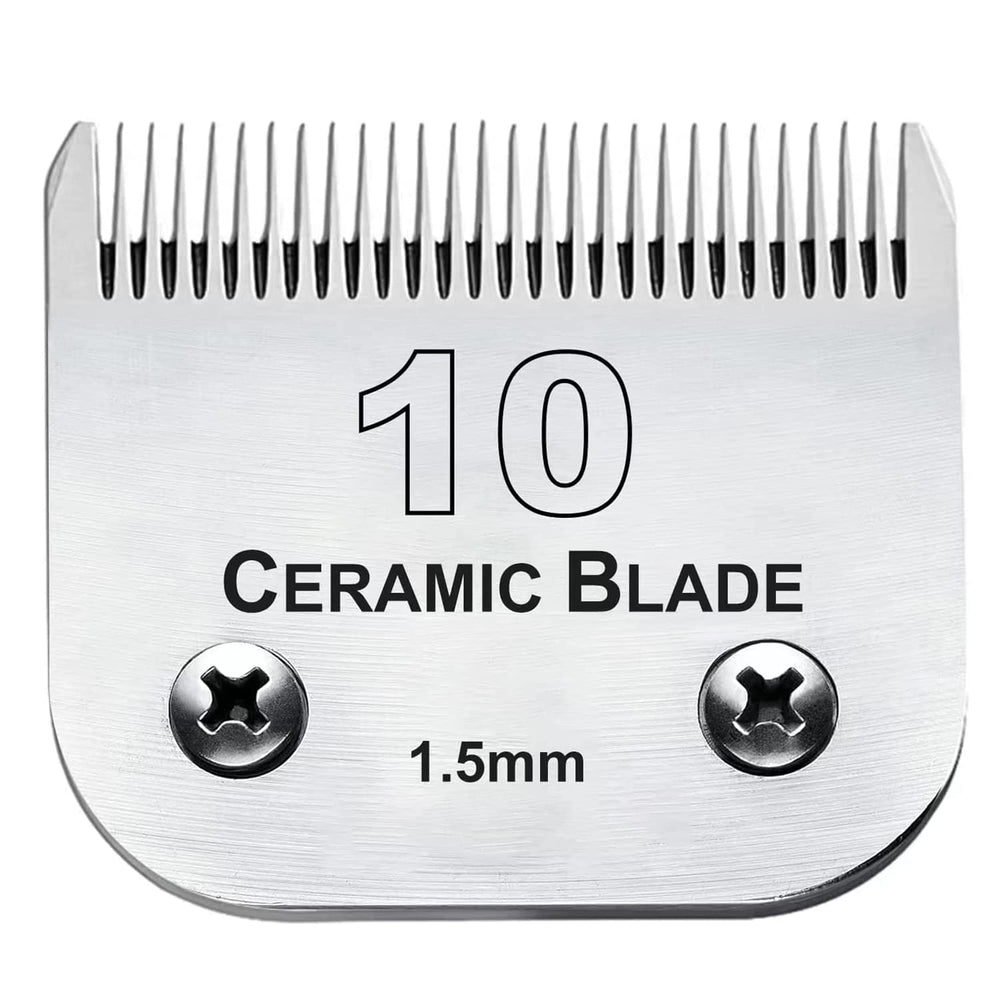 Audoc hoja clipper 10# en primer plano, corte suave y preciso para perros.