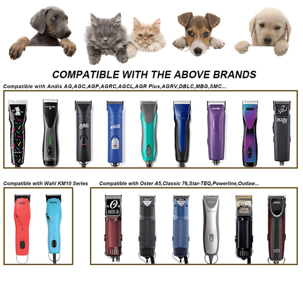 Audoc hojas 40 para perros, corte fino y uniforme.