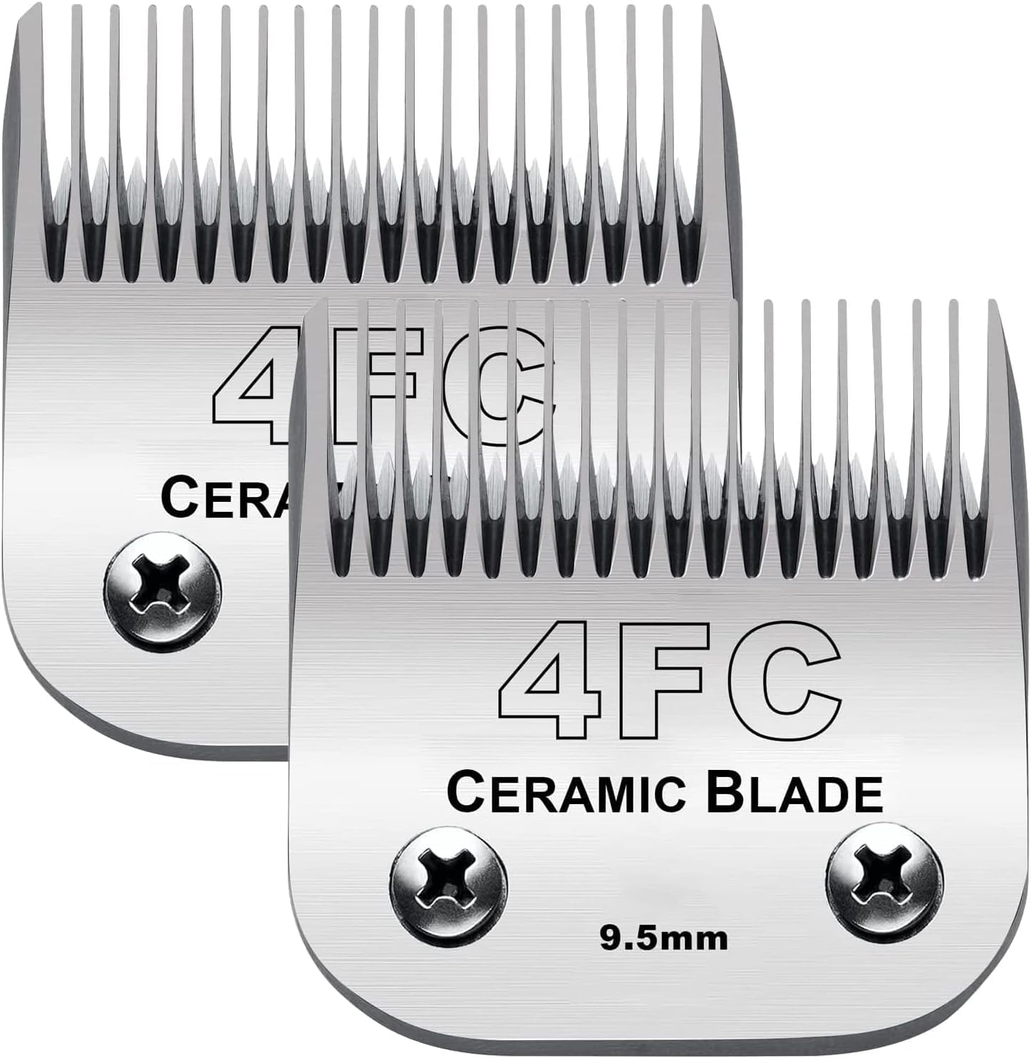 Audoc 4FC hojas cerámica y acero inoxidable, corte suave para mascotas.