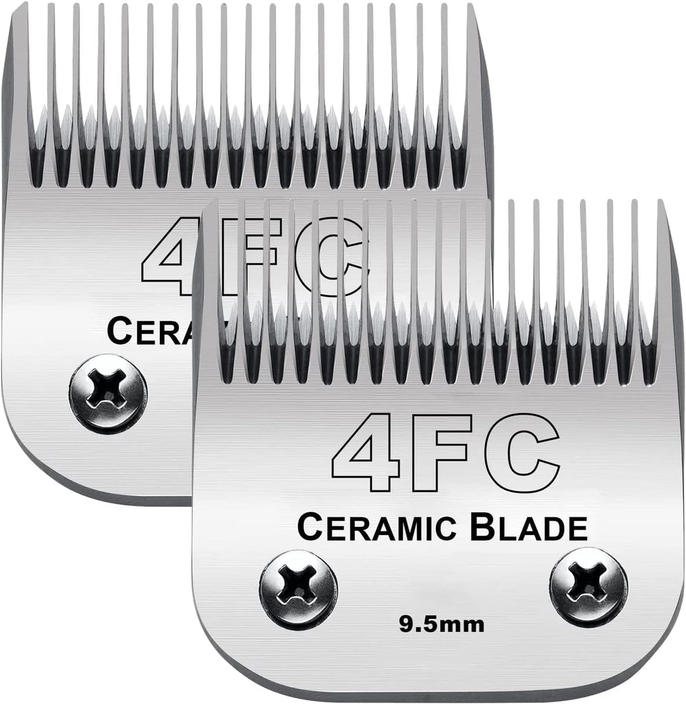 Audoc 4FC hojas cerámica y acero inoxidable, corte suave para mascotas.