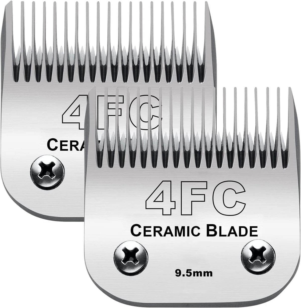 Audoc 4FC hojas cerámica y acero inoxidable, corte suave para mascotas.