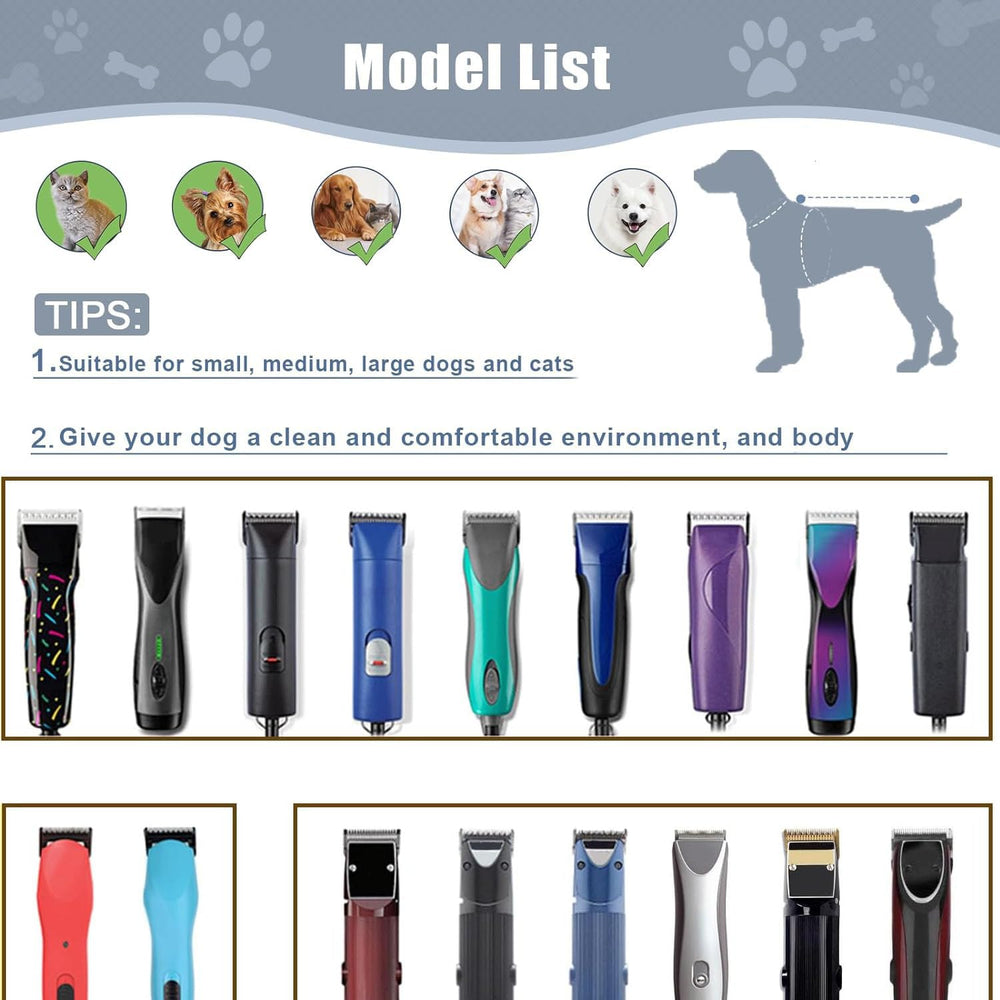 Audoc hojas ancho 30W para perros, acabado detallado y limpio.