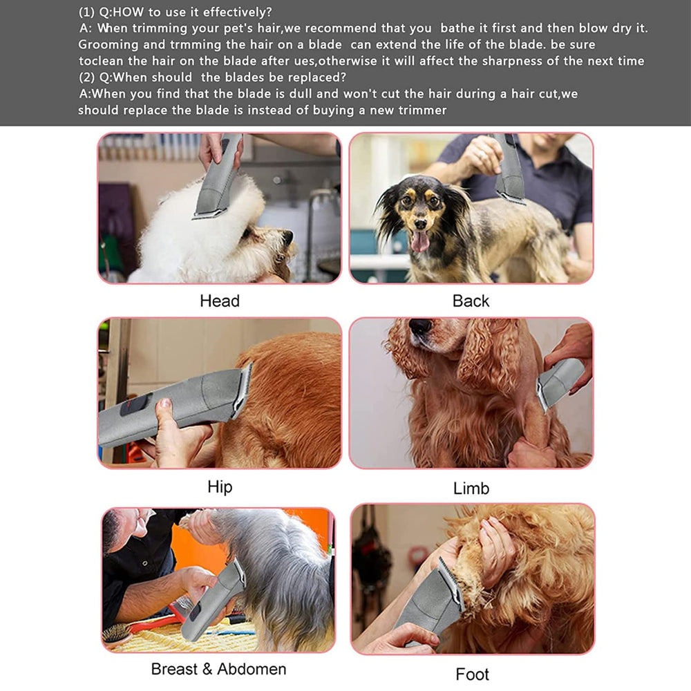 Audoc ideal para grooming en casa, especialmente en verano.
