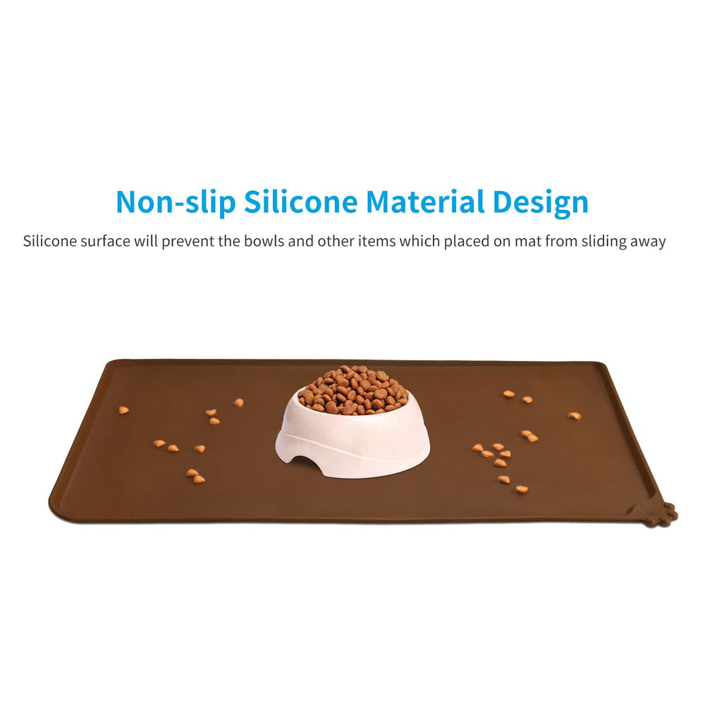 AUDWUD alfombrilla antideslizante para comida y agua, mantiene estable el cuenco.