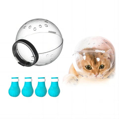 Augegel bozal para gato ajustable ideal para visitas al veterinario sin mordidas