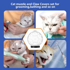 Augegel capucha ventilada para cara de gato, respiración cómoda.