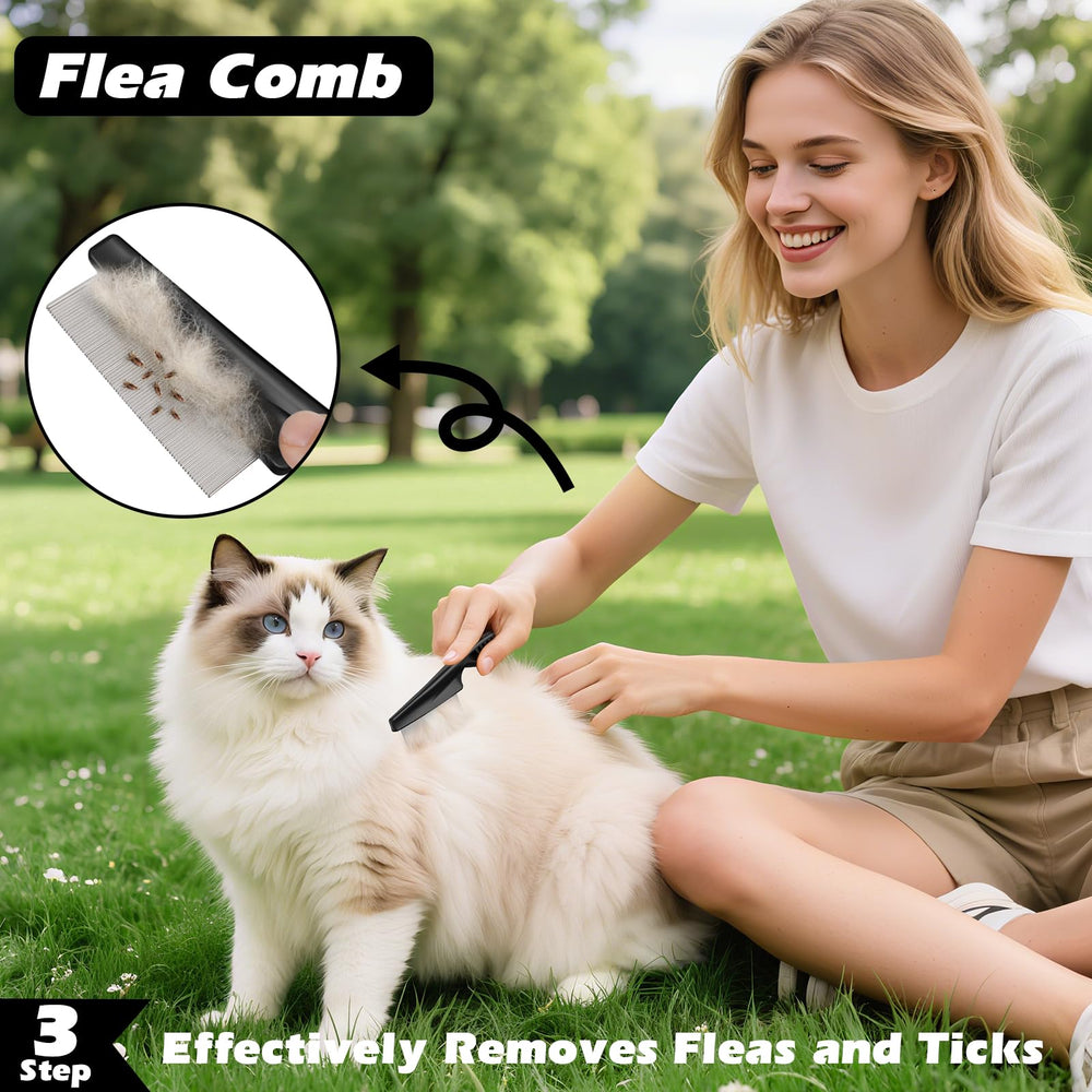 Uso en casa para perros, gatos y caballos con sesiones de grooming cómodas.