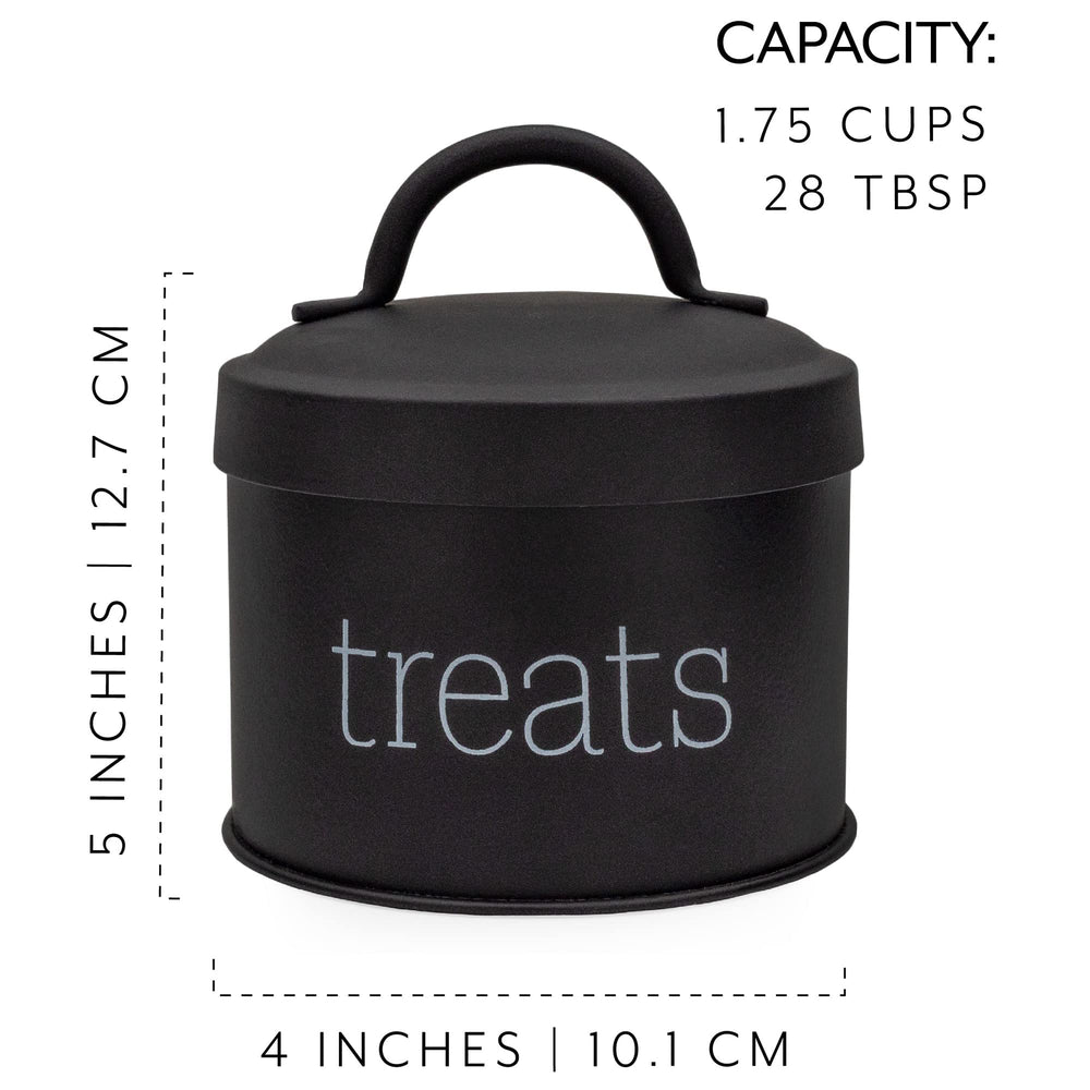 Capacidad de 1.75 tazas en el contenedor de golosinas para mascotas AuldHome.