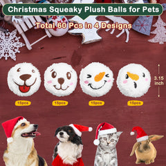 Bola decorativa de Navidad Auliand para el espacio del perro, ambiente festivo.