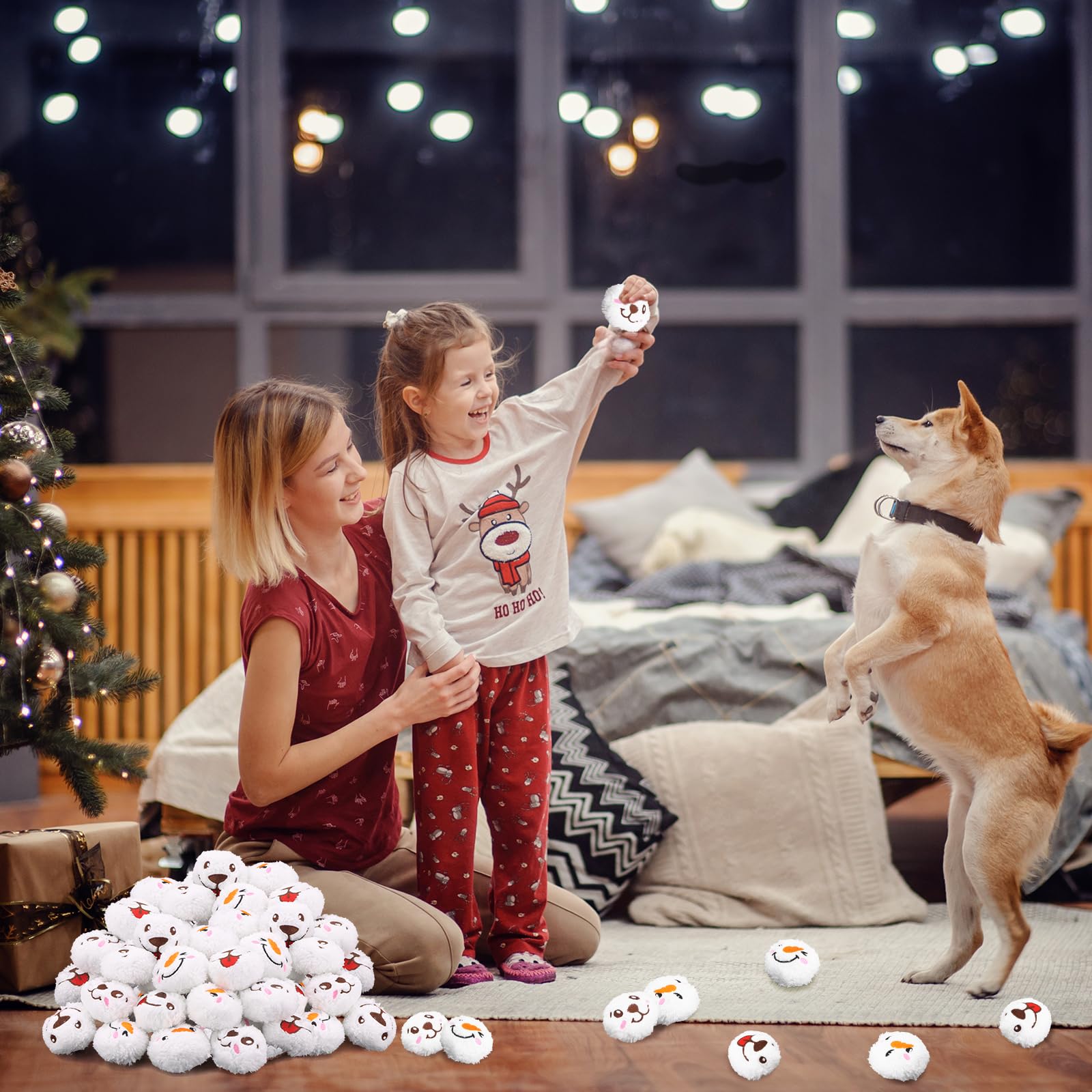 Regalo navideño Auliand para perros, ideal para fiestas y encuentros.