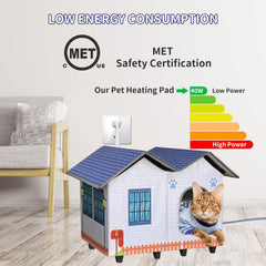 AUPETEK cama gato caliente con termostato: mantiene temperatura segura para siestas.