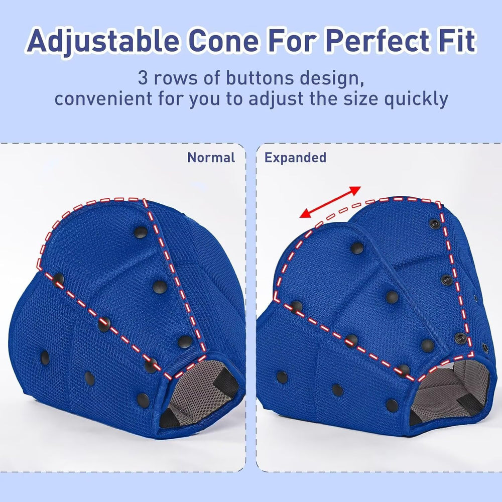 AuraPaw cono perro comodo y protector bordes suaves cuidan la piel