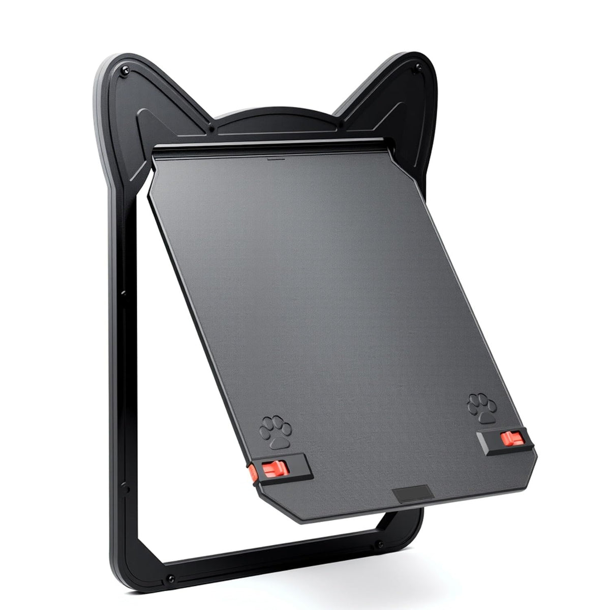 AuraSphere puerta pantalla para gatos medianos con cierre magnético para uso diario.