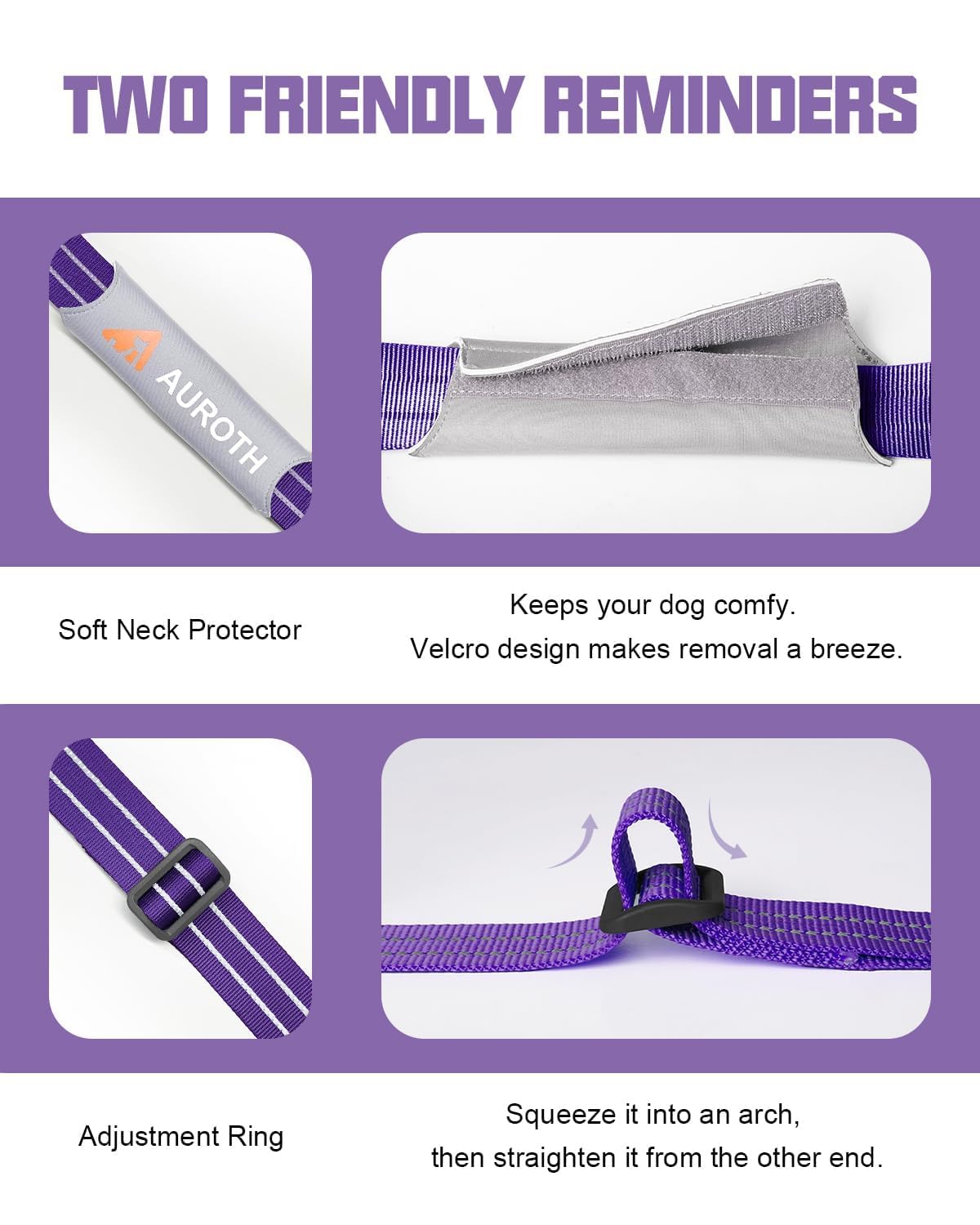 AUROTH accesorios integrados para paseos diarios y entrenamiento ligero.