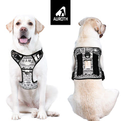 Arnés AUROTH para perro grande, vista dorsal, mayor protección y control.