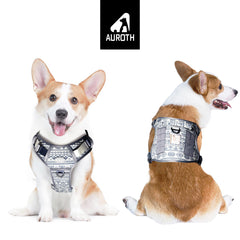 AUROTH arnés táctico con asa de control para manejo seguro.