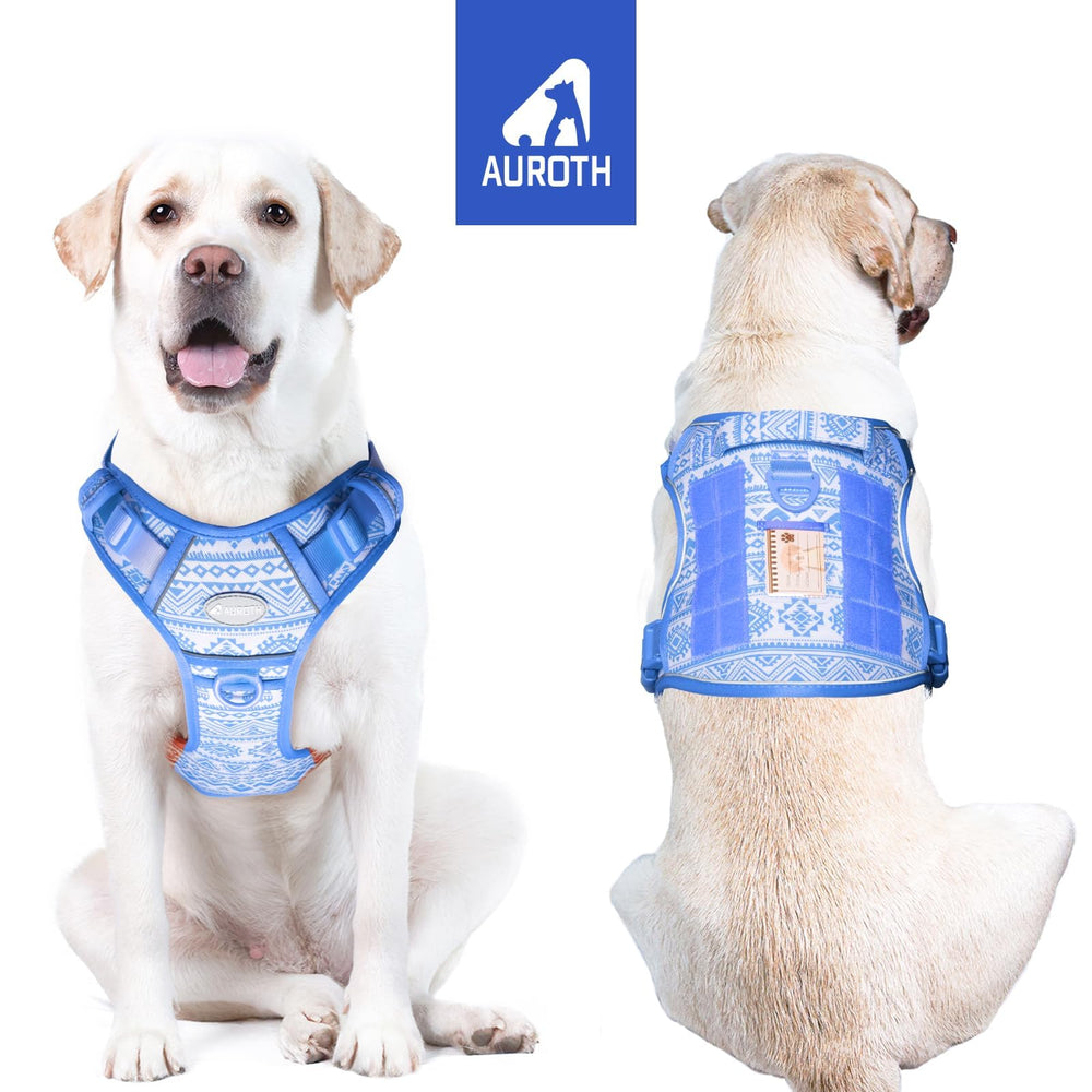 AUROTH arnés-táctico-perro-grande-control-frente-detras para paseos y entrenamiento.
