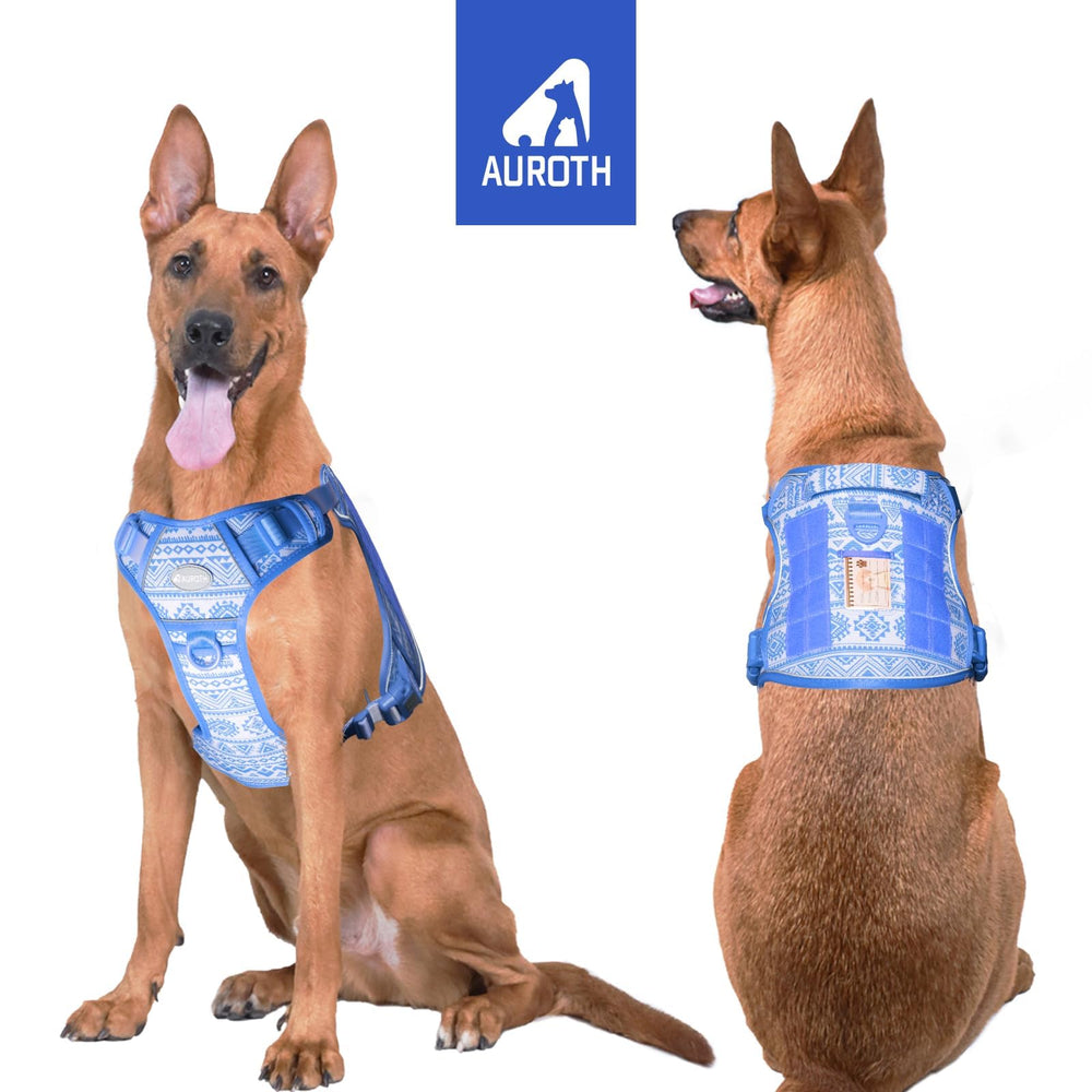 AUROTH arnés-táctico-perro-grande-facil-ponerse para uso diario.