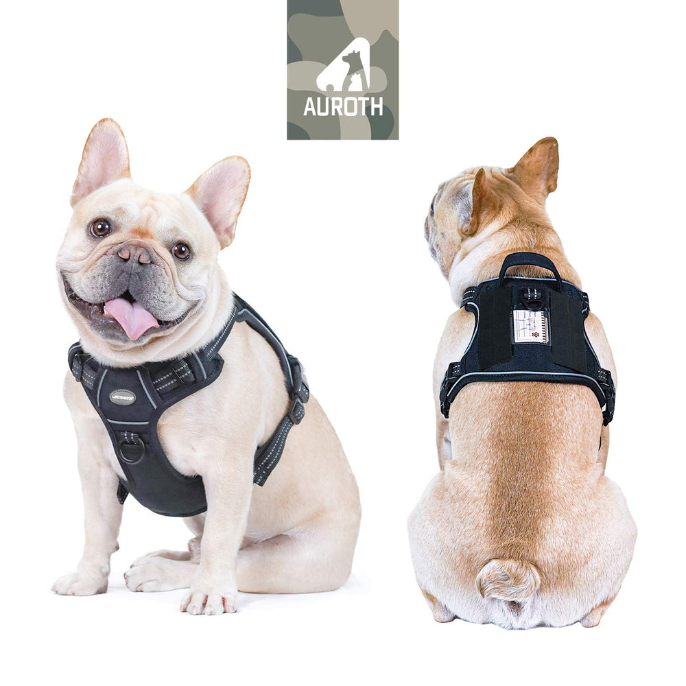 AUROTH arnés táctico para perros, nylon resistente para aventuras al aire libre.