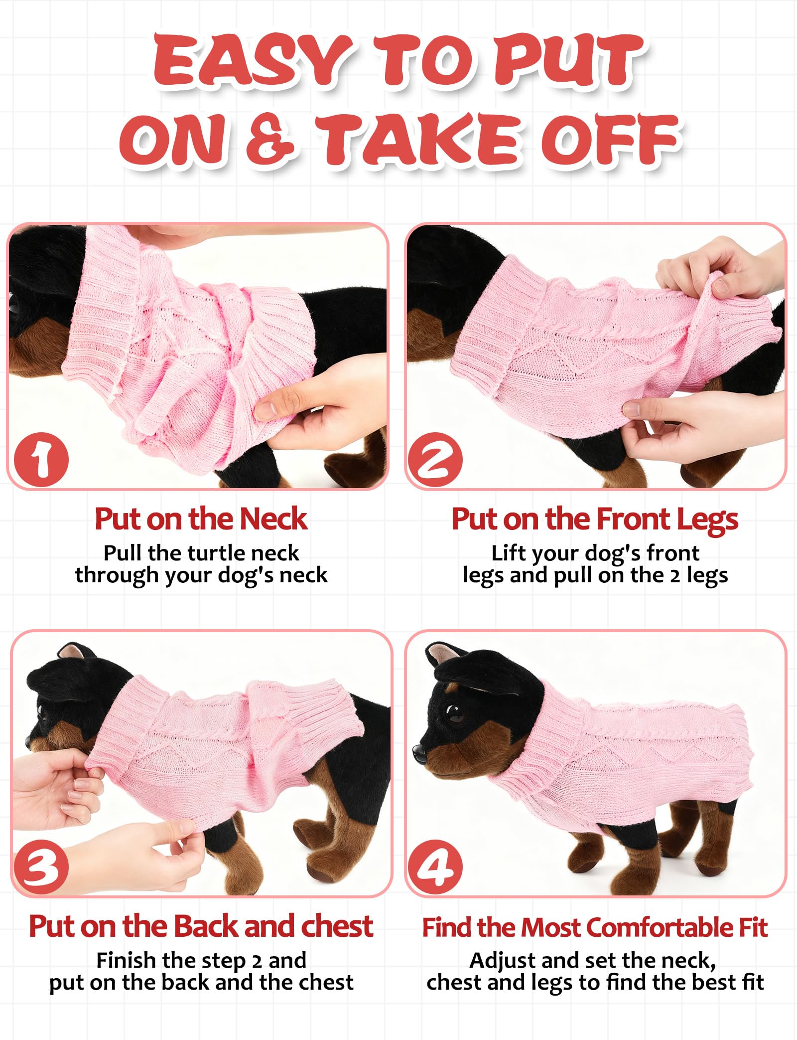 AURUZA sudadera para perros con ajuste cómodo, ideal para paseos diarios.