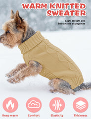 Sudadera AURUZA sin mangas con cuello alto, ajuste cómodo para perros pequeños.
