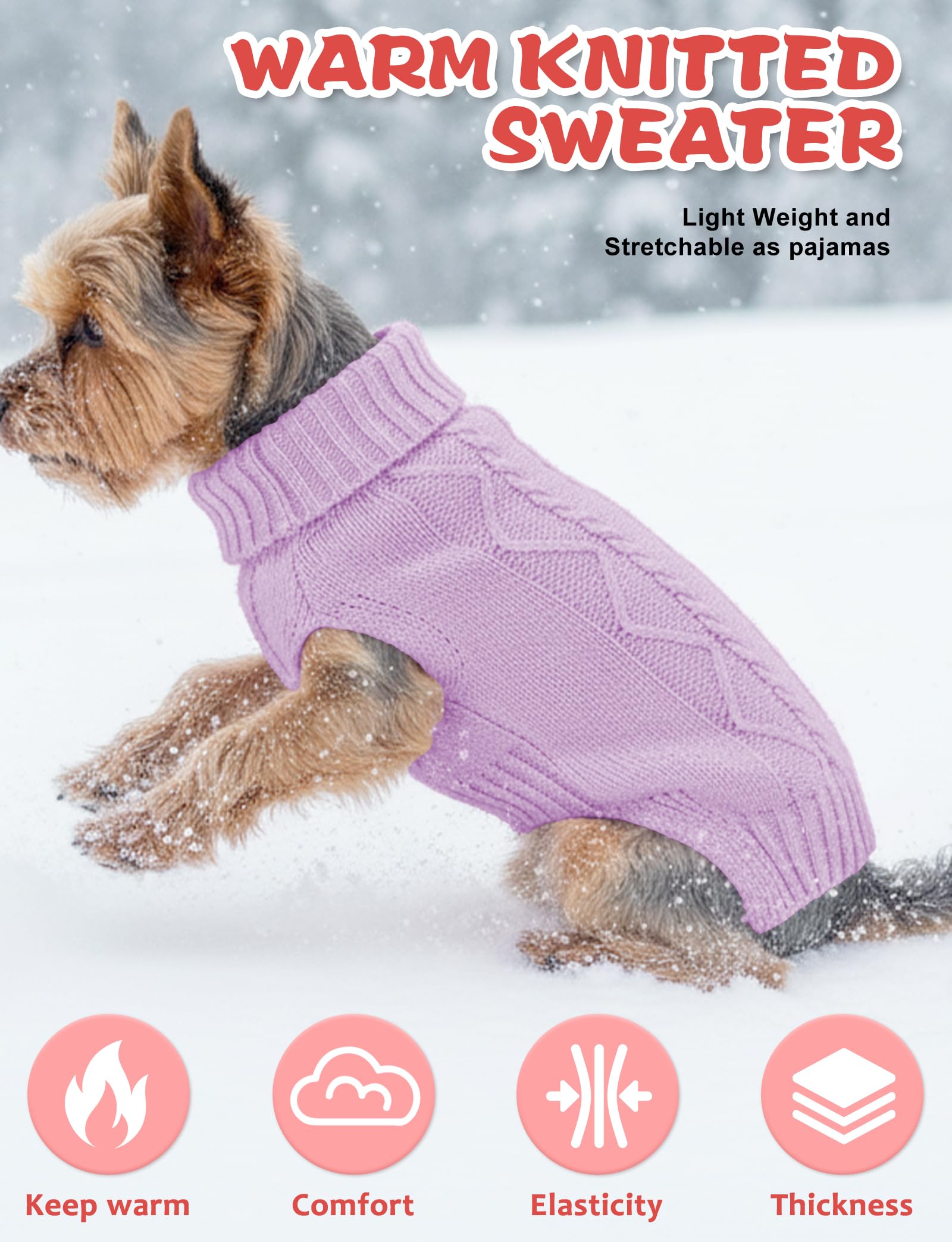 Sudadera AURUZA para perro sin mangas y cuello alto; fácil de poner.