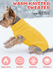 AURUZA suéter para perro sin mangas: fácil de poner y cómodo.