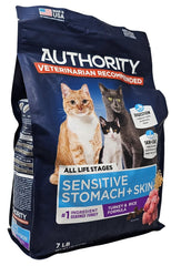 Authority alimento seco interior de la bolsa, para piel sana.