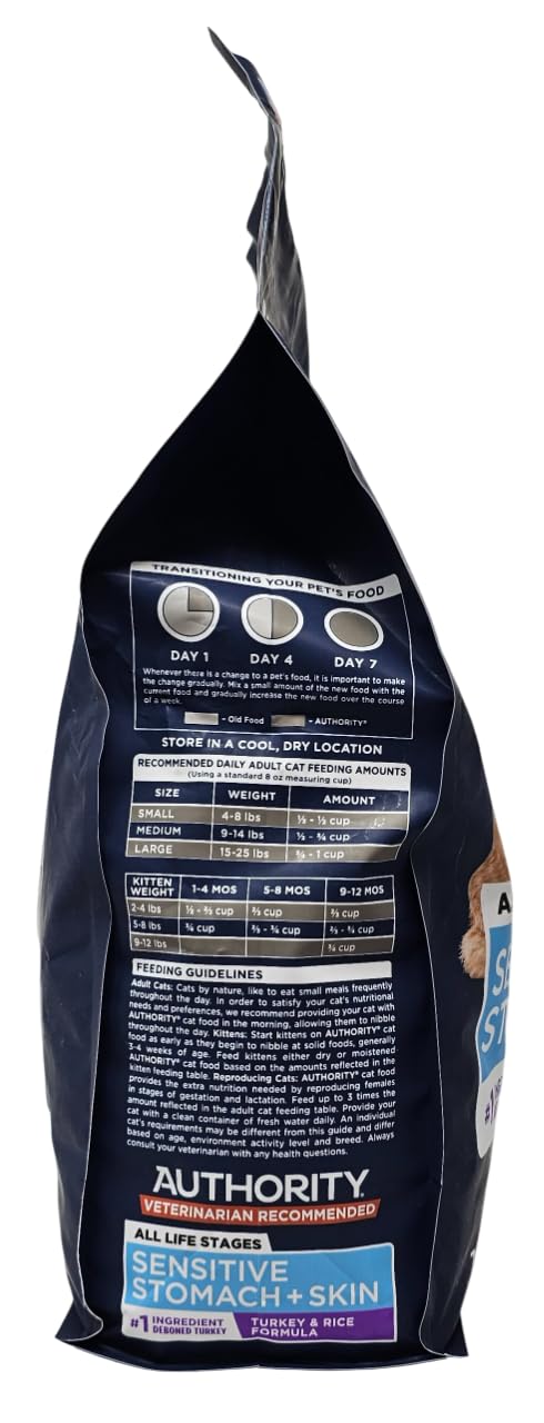 Authority alimento seco con cierre hermético de 7 libras para frescura.