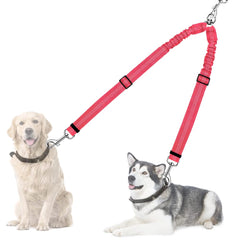 Autowt Doble Correa para Dos Perros con Giro 360, control sin enredos