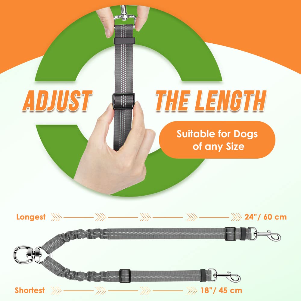 AUTOWT Doble Correa de nylon y metal, construcción duradera para caminatas