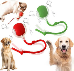 AUTRETY bola eléctrica interactiva 360 para perros y gatos, diversión continua
