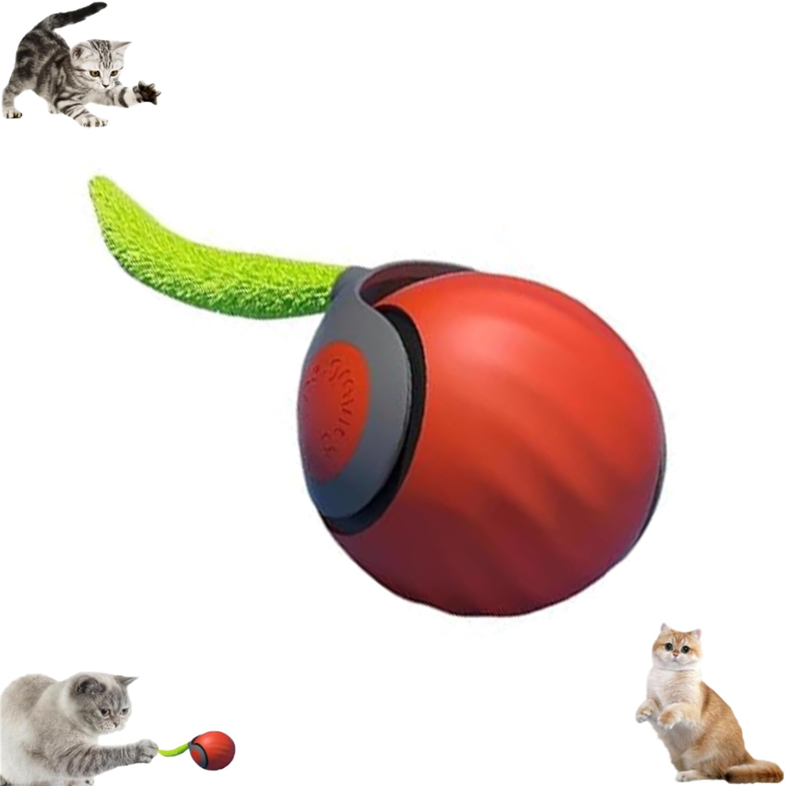 AUTRETY Speedy 2.0 Cola interactiva para gatos, ideal para juego en interiores y estimulación natural