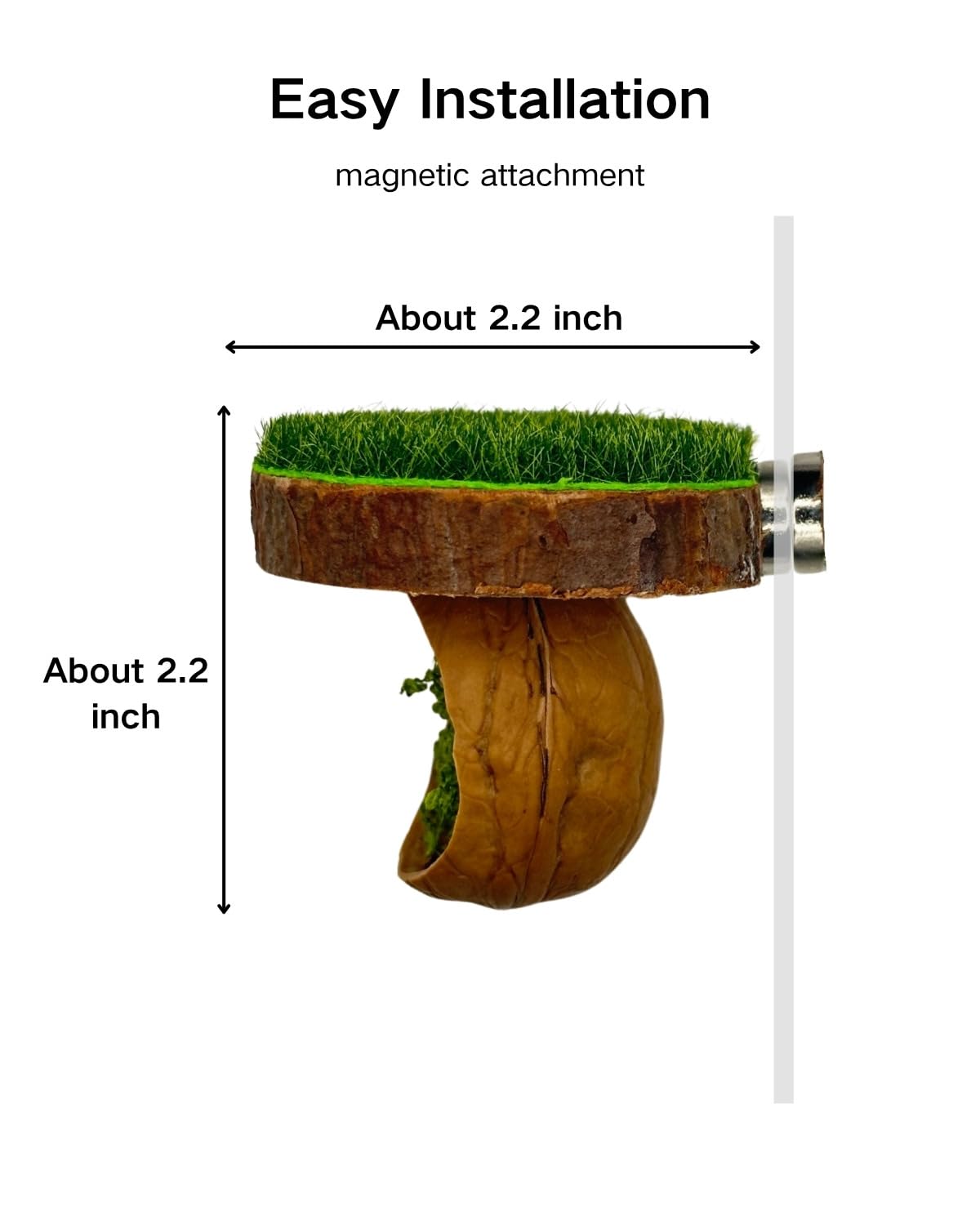 Autzom montaje magnético estable, sin herramientas para observar al diminuto cazador