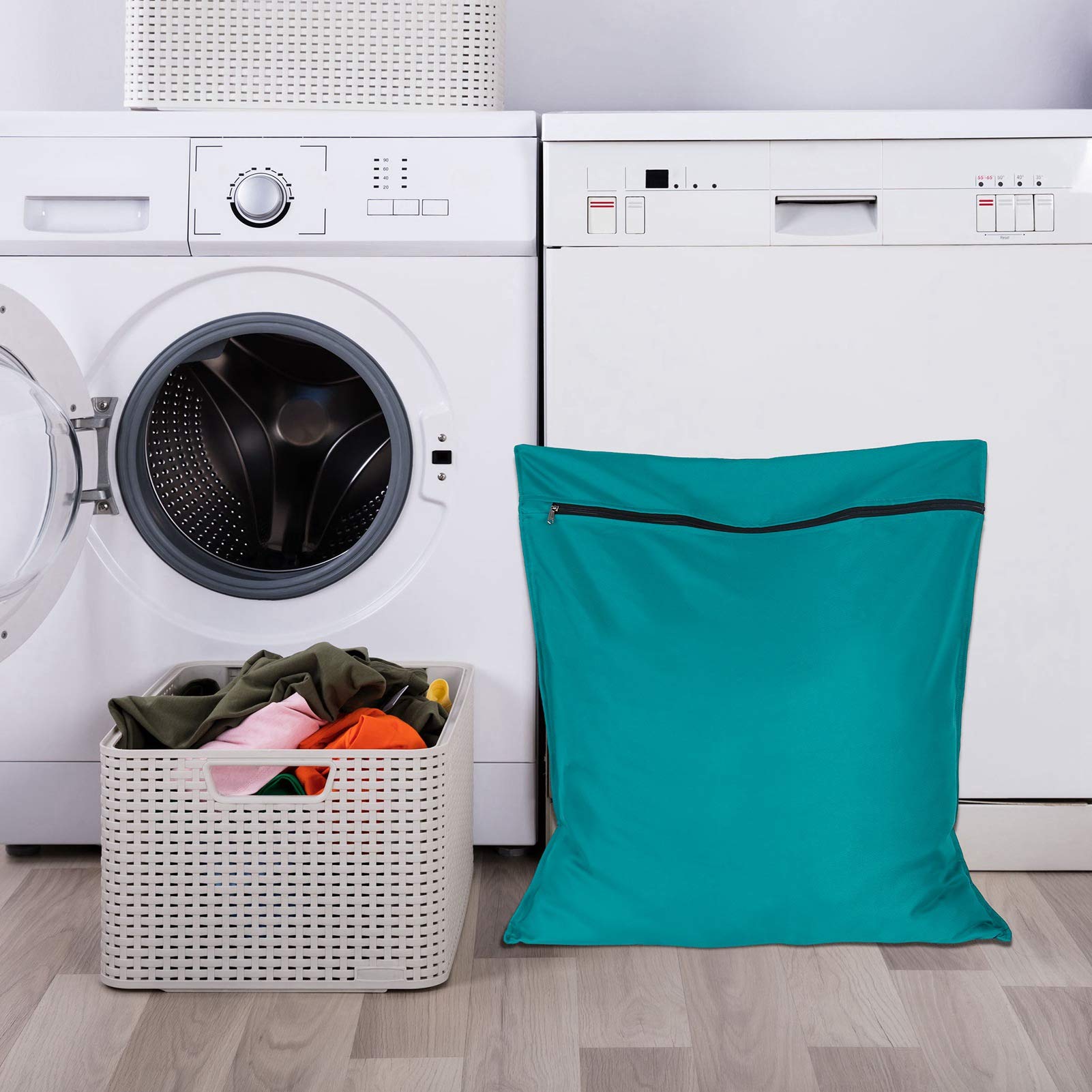 AUXSOUL bolsa lavadora, para perros y gatos, reduce residuos de pelo en ropa