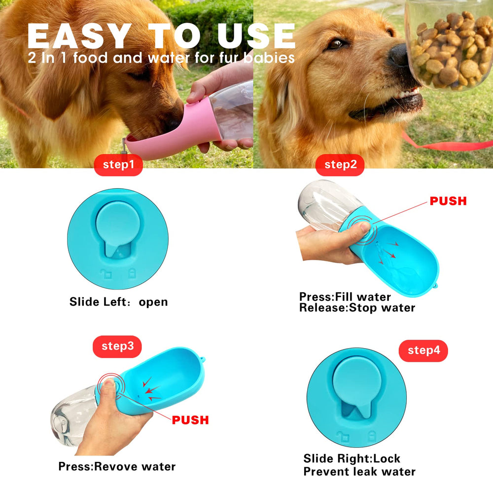AVELORA cierre seguro evita fugas durante el transporte de la botella.