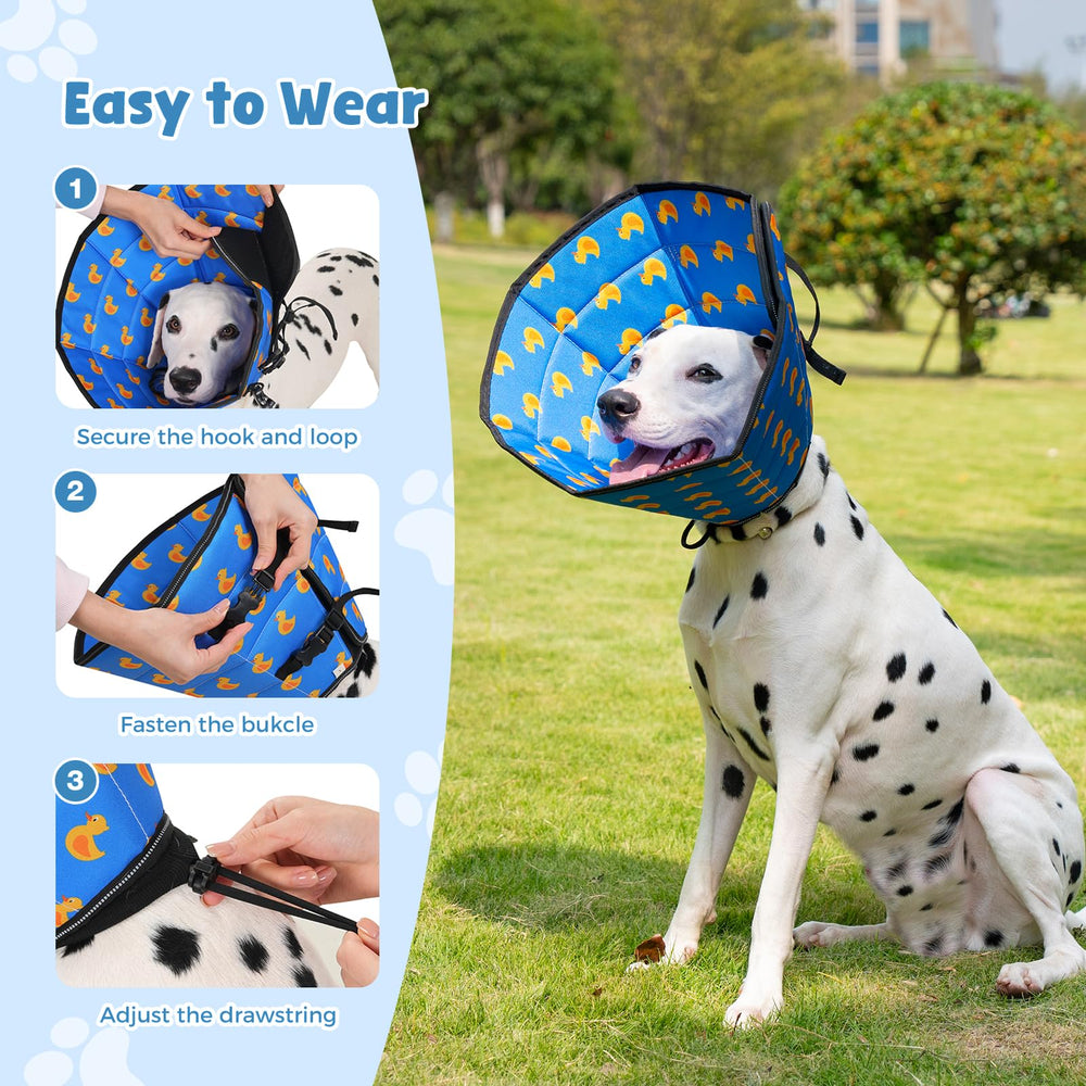 Avont cono para perro, funda repelente al agua, limpieza más sencilla para uso diario.