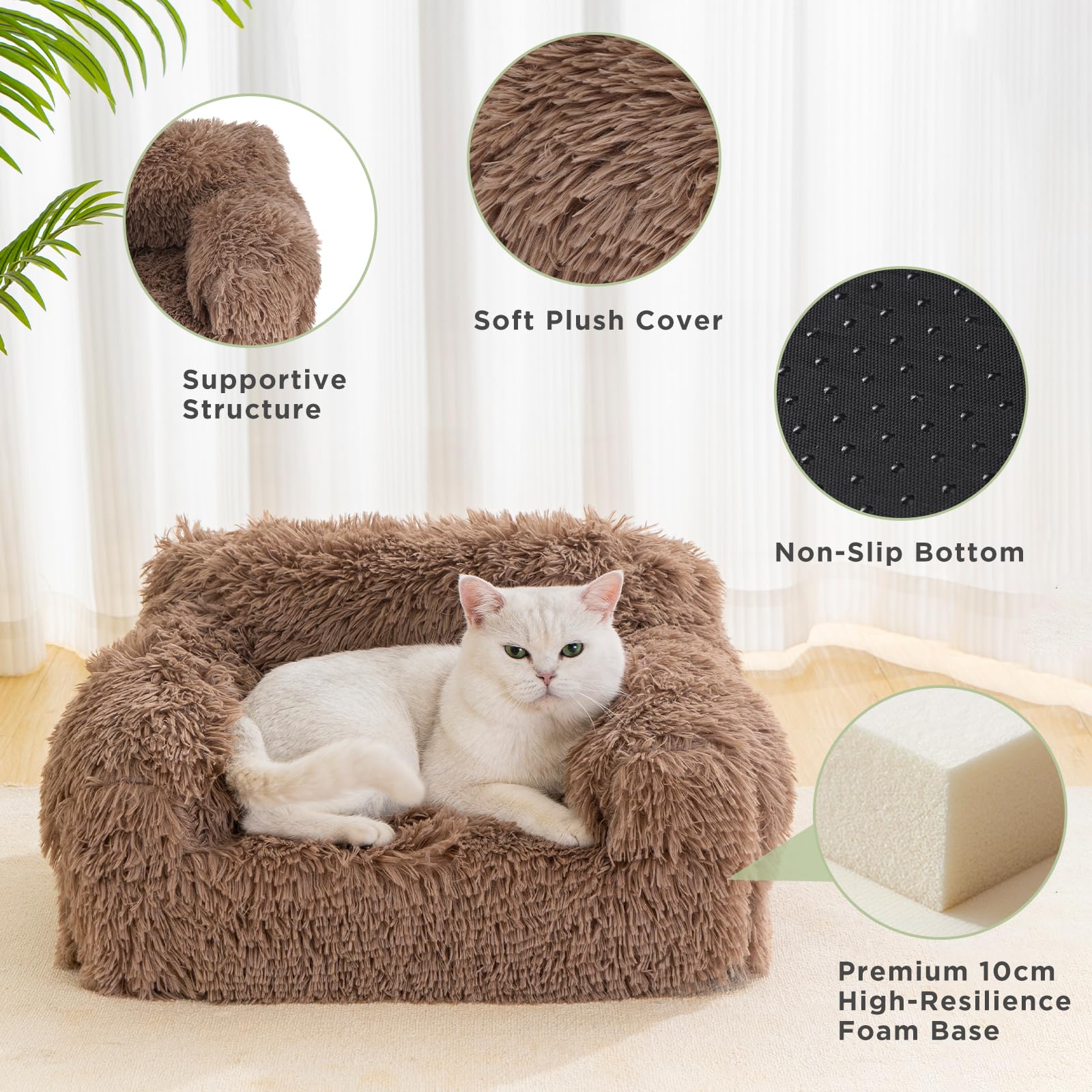 Avont funda peluche lavable muestra tacto suave y limpieza fácil.