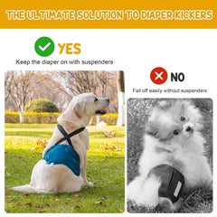 Pañal para perro Avont con absorbente interior y malla para confort.