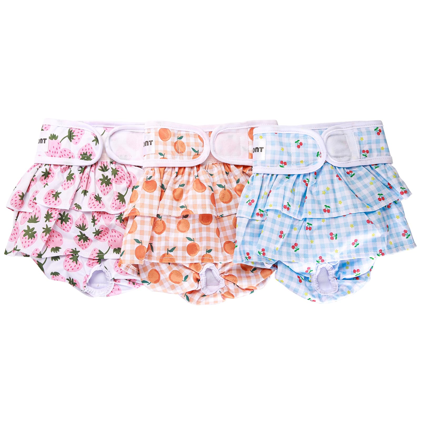 Avont panales lavables para perras, pack de tres, ajuste cómodo y reutilizable.