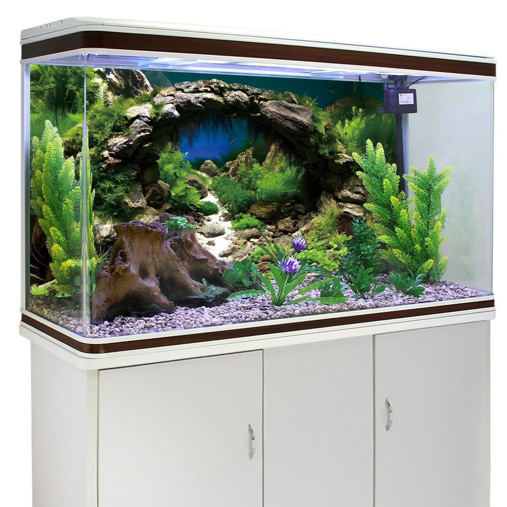 AWERT fondo de acuario cauce de río para sensación de profundidad