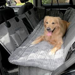 Awjcsv funda de asiento trasero para perro, protege la tapicería y mantiene cómodo al perro.